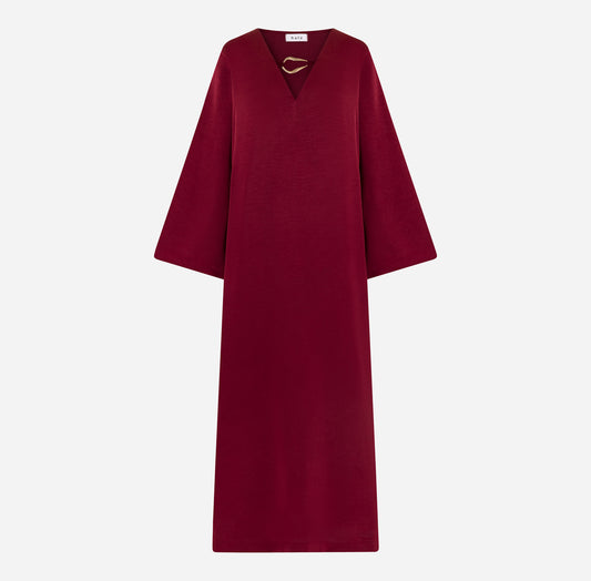 Leya Dress Maroon