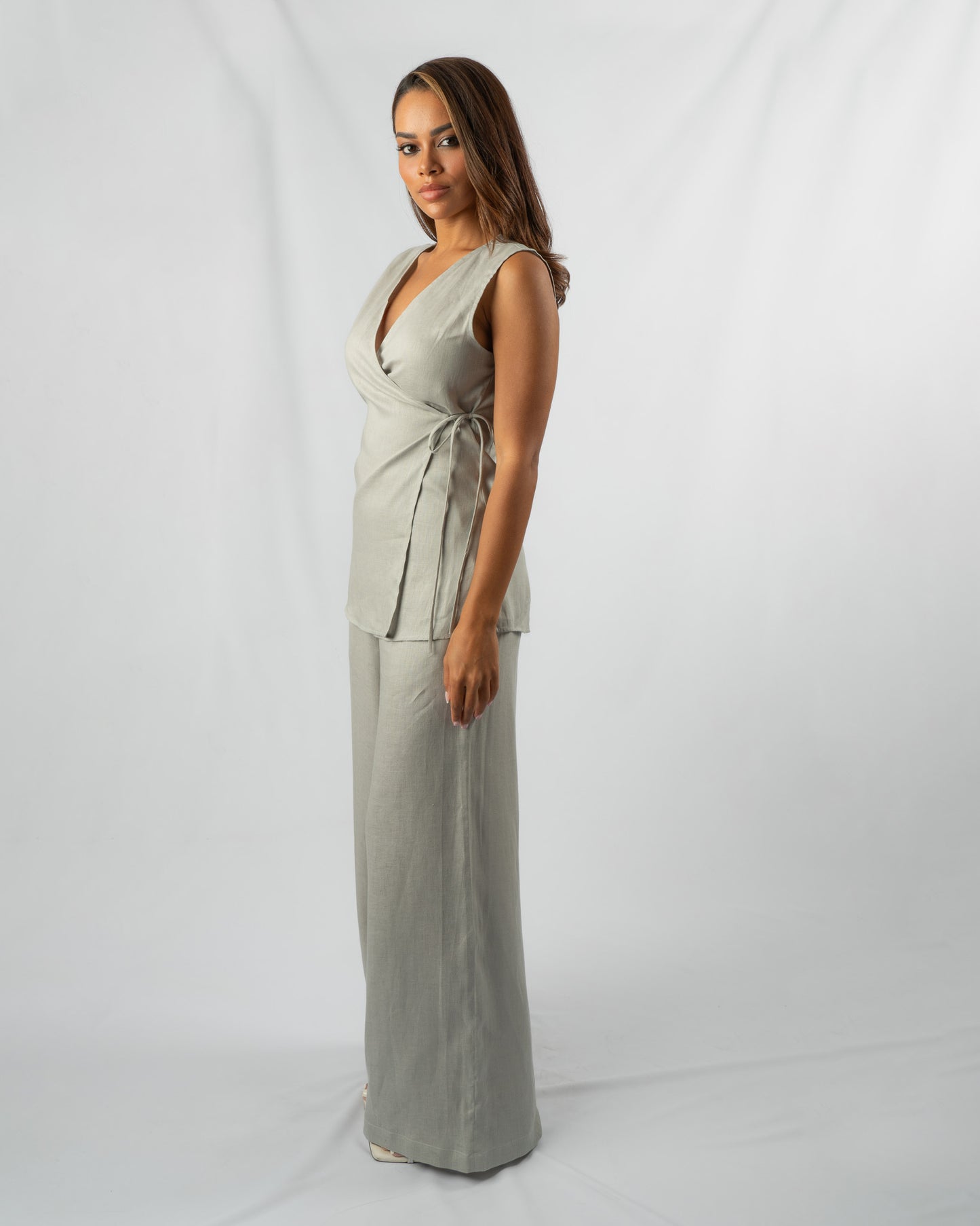 Kimono Linen Set