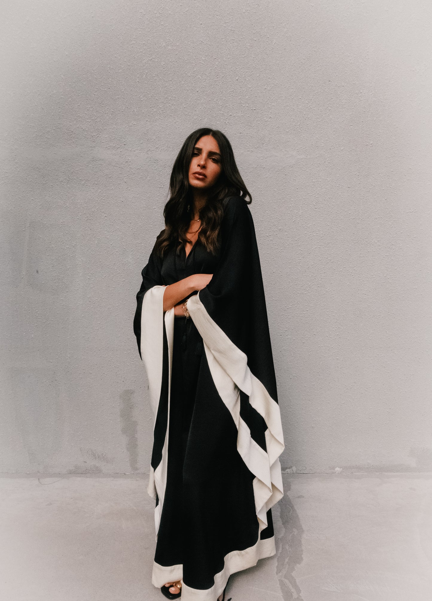Marwa Kaftan Black