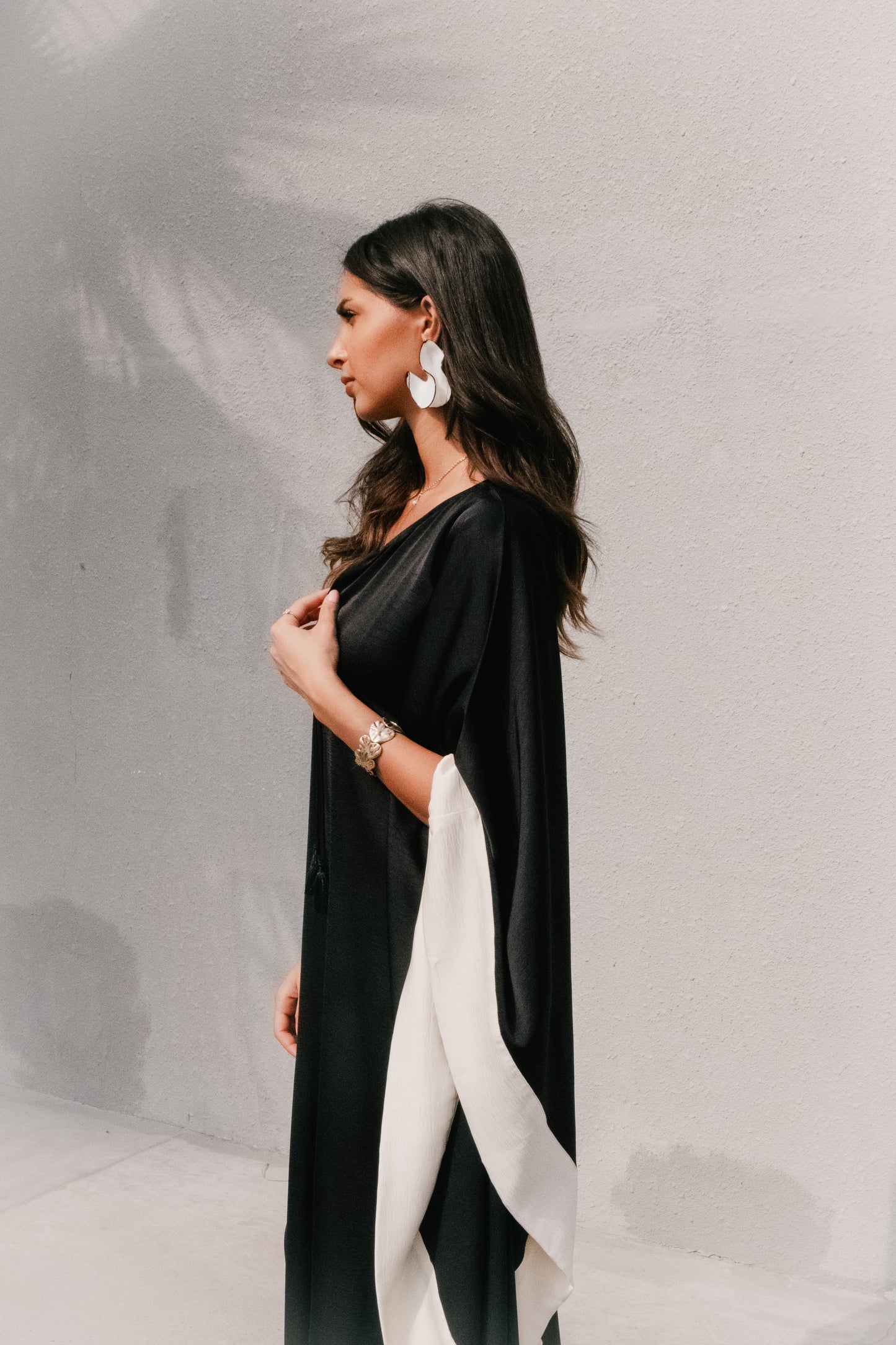 Marwa Kaftan Black