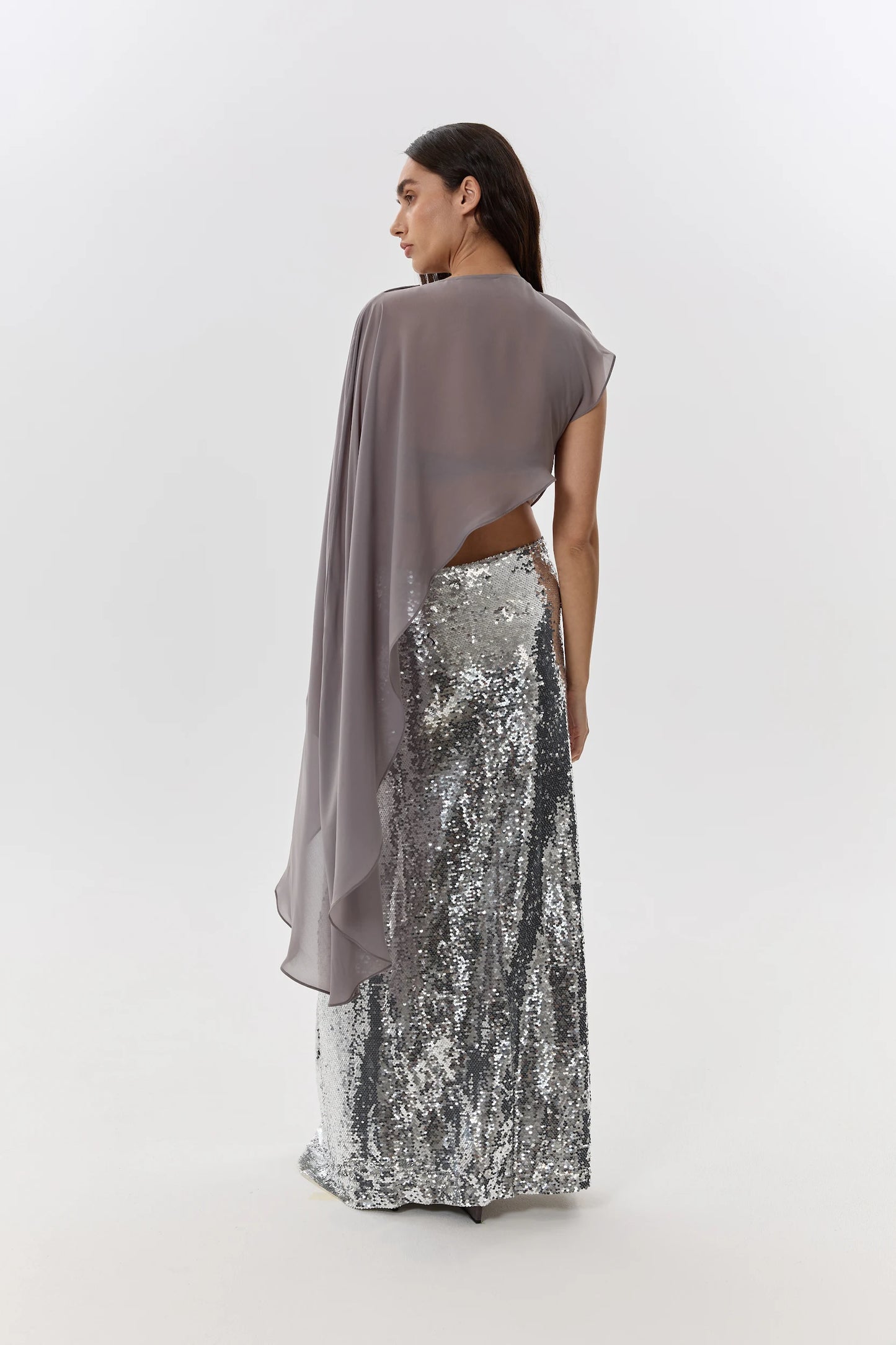 Asymmetrical Chiffon Top