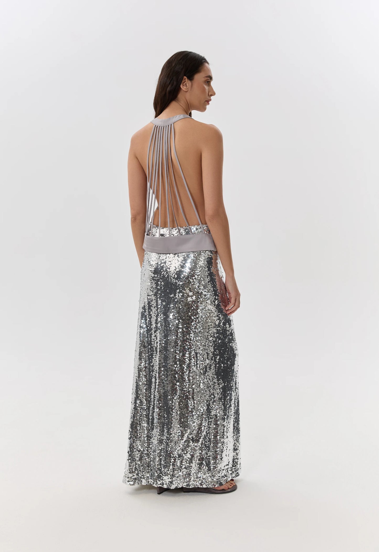 Sequin Maxi Skirt