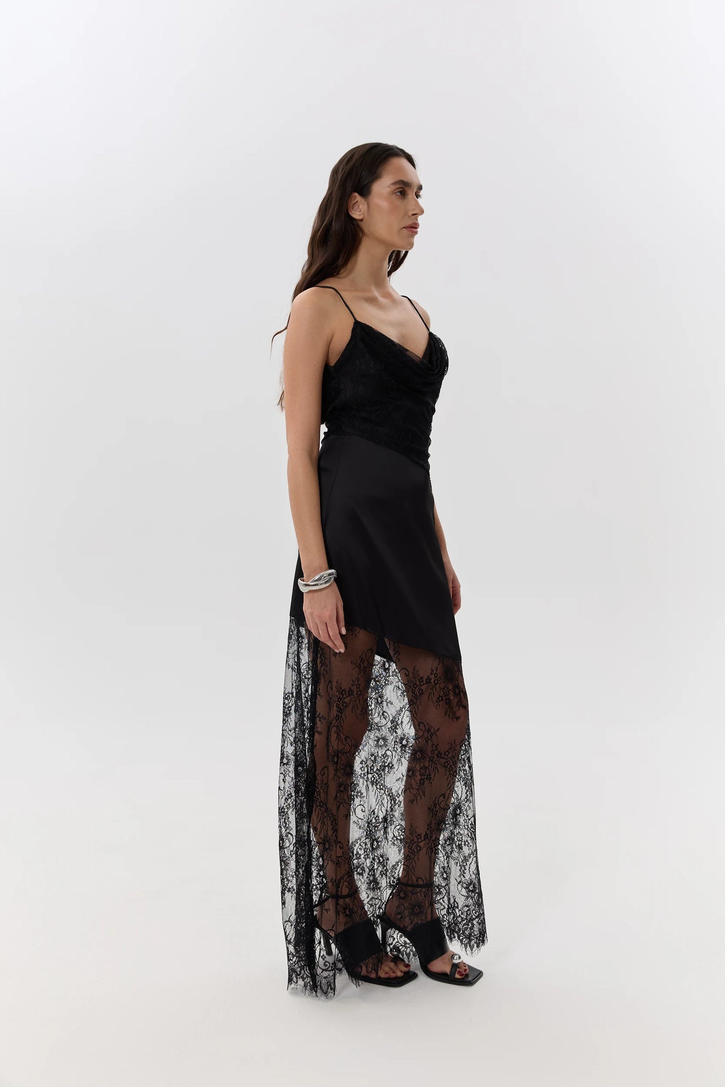 Lace Slip Maxi Dress