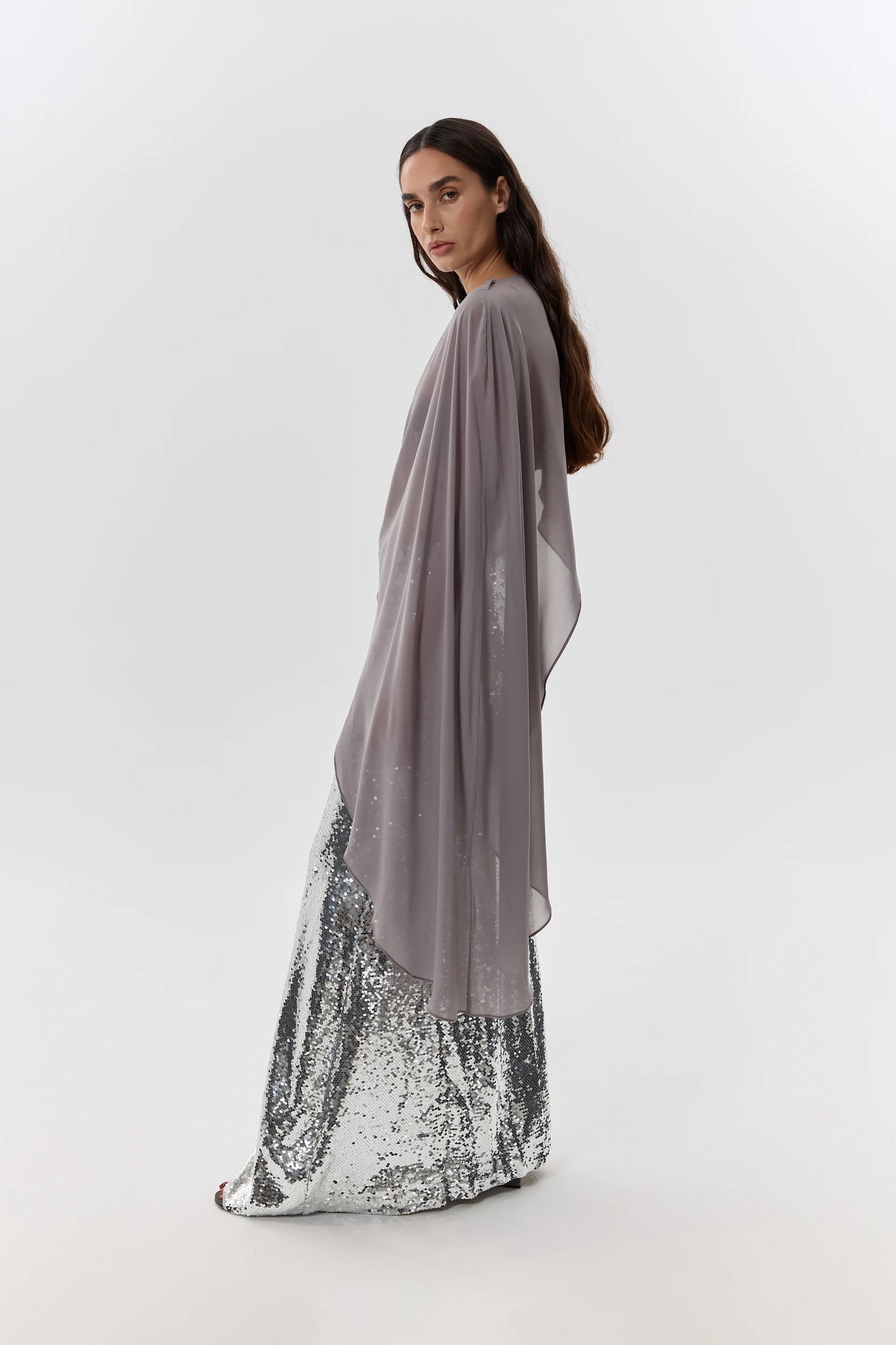 Asymmetrical Chiffon Top